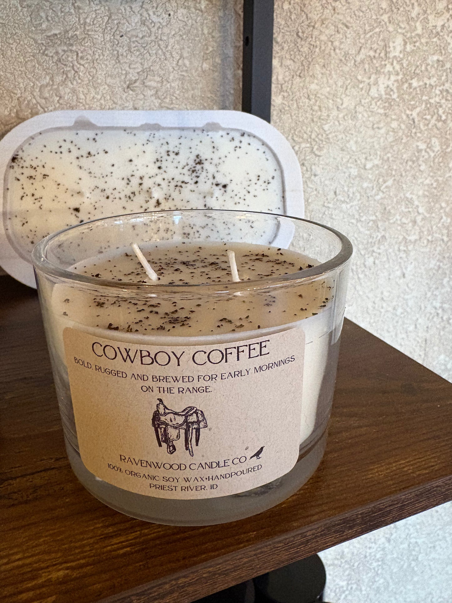 Cowboy Coffee Soy Candle 14 oz